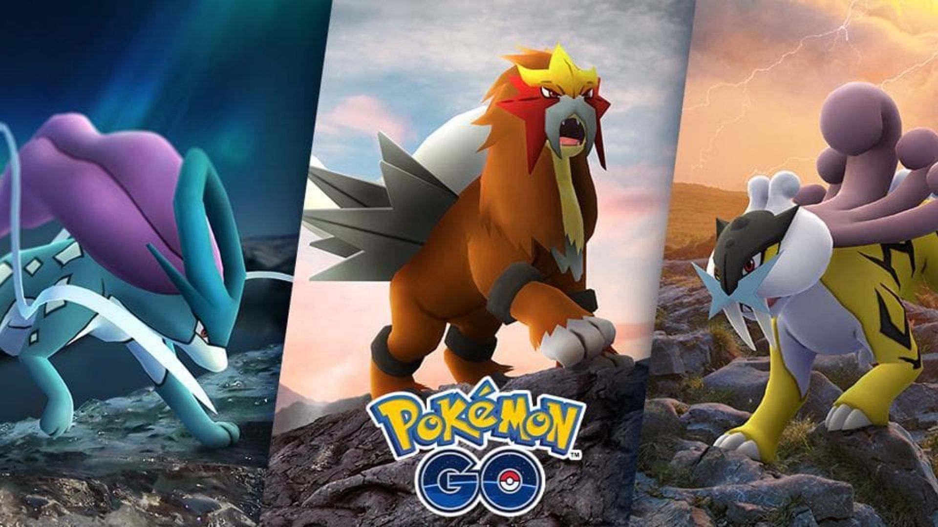 Raikou, Entei, and Suicune (Image via Niantic)